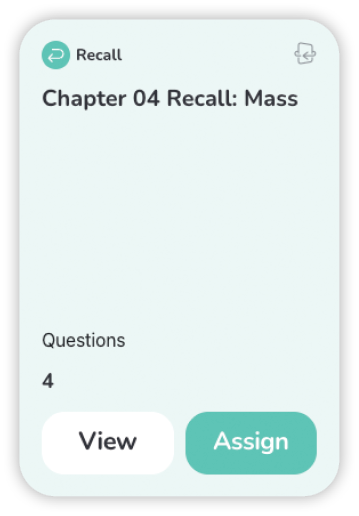 Retrieval and Recall Activity